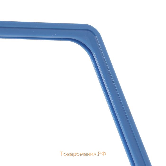 Рама из ударопрочного пластика с закругленными углами А4, без протектора, цвет синий
