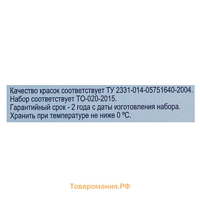 Акварель художественная в тубе «ЗХК. Белые ночи», 12 цветов × 10 мл, 19411227