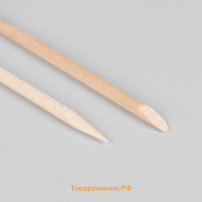 Апельсиновые палочки для маникюра, 11.4 см, 10 шт.