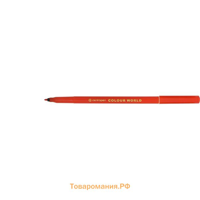 Фломастеры 30 цветов 2.0 мм Centropen 7550/ ТП Colour World, смываемые, европодвес, линия 1.0 мм