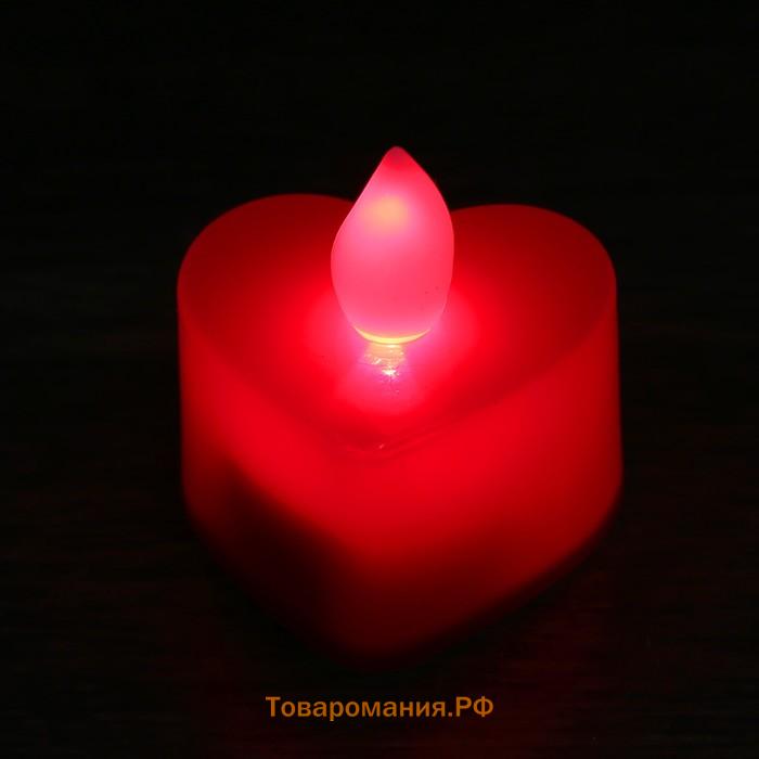 Свеча светодиодная «Сердечко»