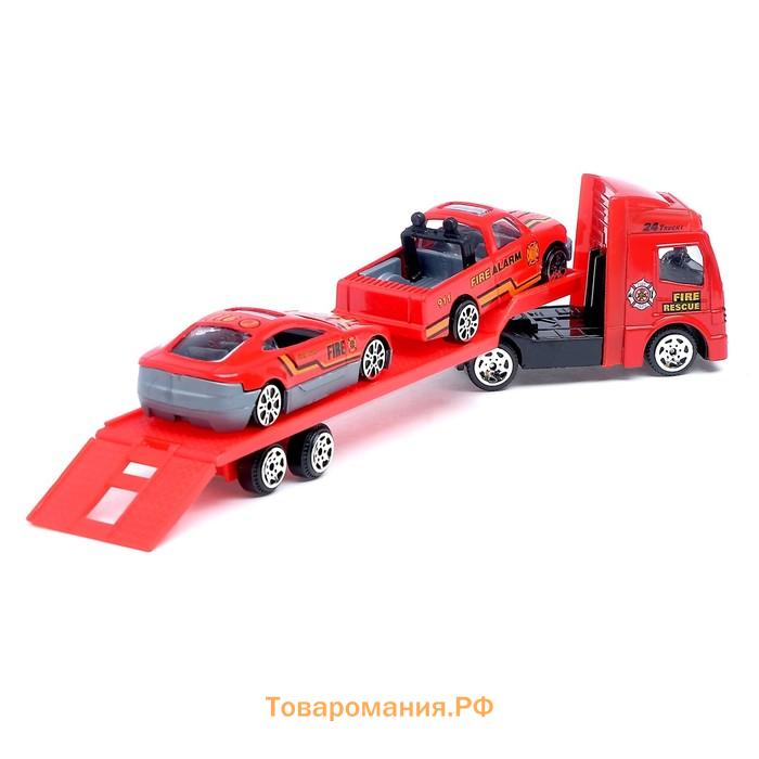 Машинка металлическая «Пожарный автовоз», масштаб 1:64