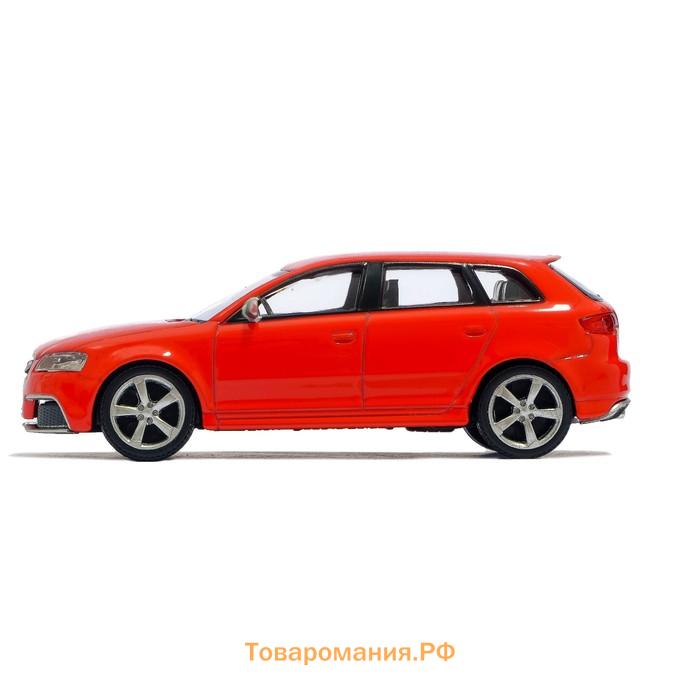 Машина металлическая AUDI RS3 SPORTBACK, 1:43, цвет чёрный