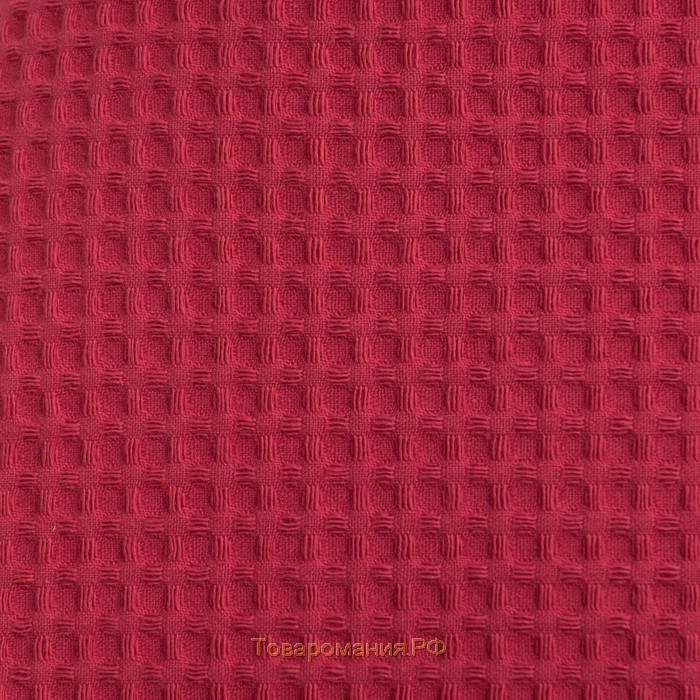 Полотенце вафельное «» 70х140 см, цвет бордо, плотность 240 г/м2