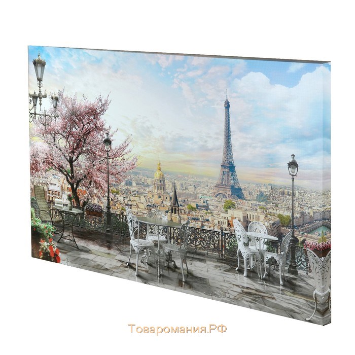 Картина на холсте "Гордость Парижа" 60*100 см