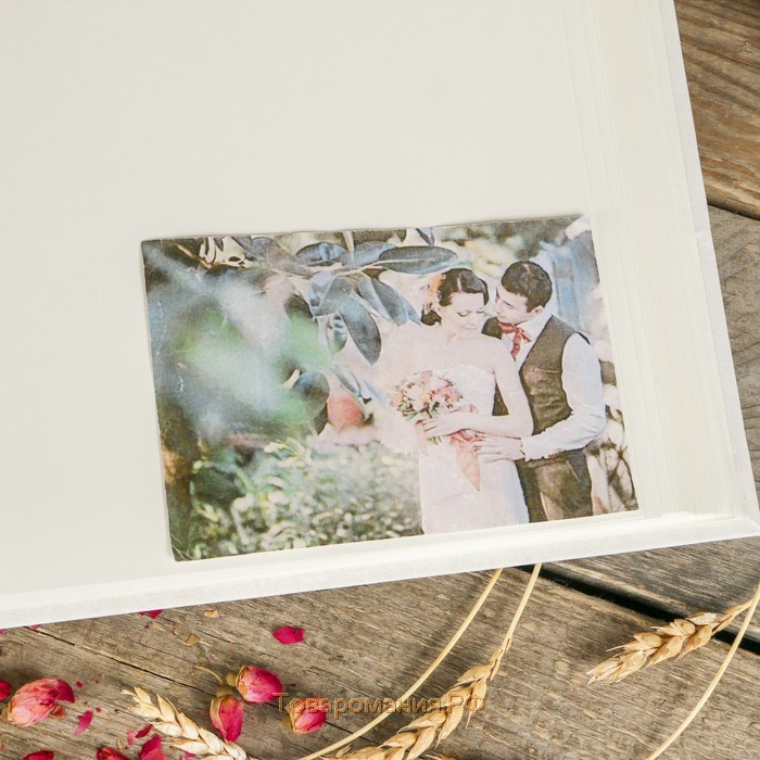 Фотоальбом на 40 листов Innova  "Традиционный свадебный альбом", под уголки 28х32 см
