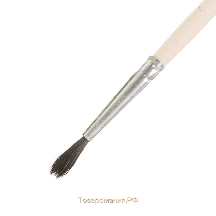 Кисть Белка круглая № 2 (диаметр обоймы 2 мм; длина волоса 12 мм), деревянная ручка, Calligrata