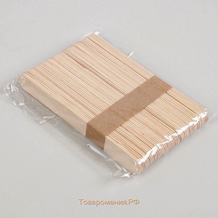 Шпатели для депиляции, деревянные, 14 × 1,6 см, 50 шт
