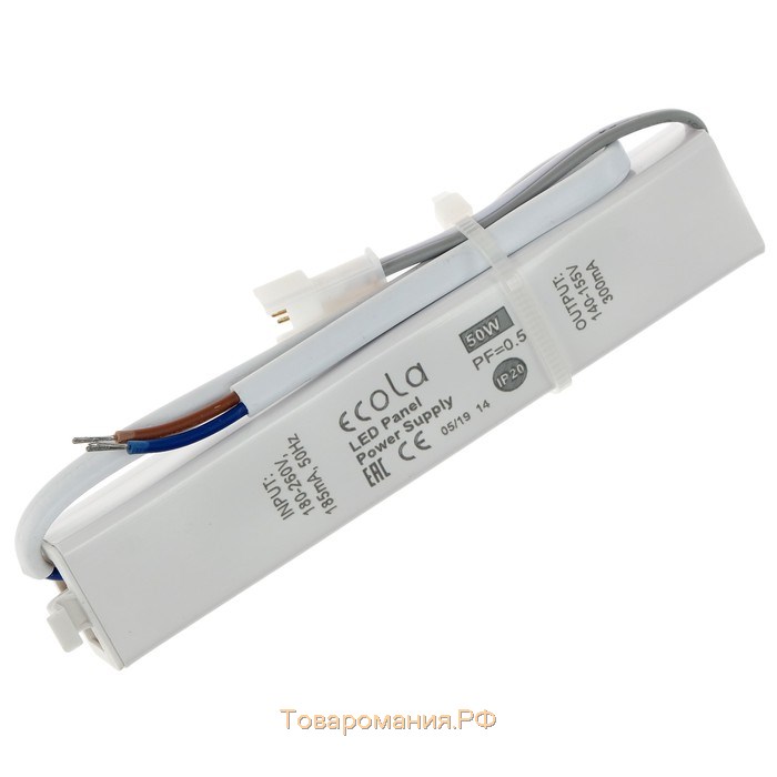 Драйвер для универсальной панели Ecola LED panel Power Supply, 50 Вт, 220 В