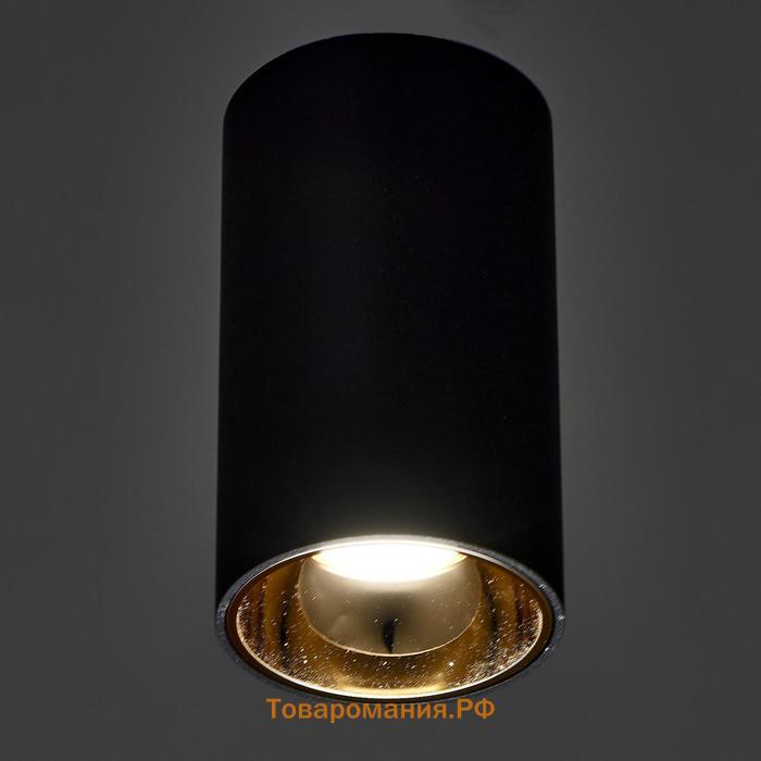 Светильник 671515/1 LED 12Вт черный-золото 7,5х7,5х15 см BayerLux