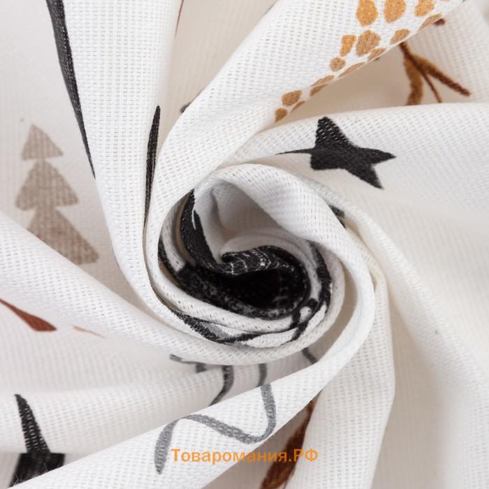 Скатерть новогодняя "" X-Mas 146х180+/- 3см, 100%хл, рогожка 164 г/м2