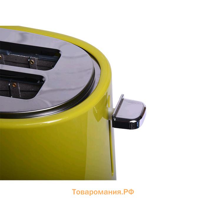 Тостер Oursson TO2110/GA, 800 Вт, 2 тоста, 7 режимов прожарки, зелёный