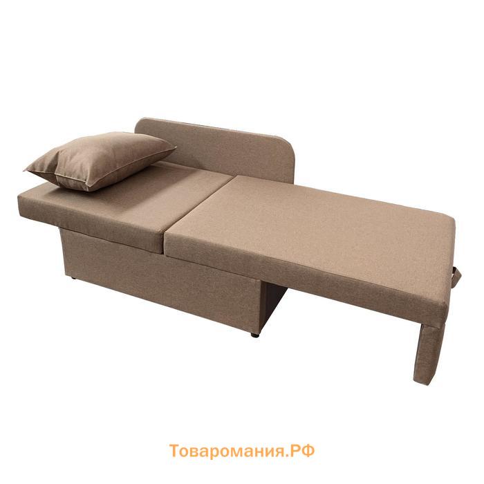 Диван кушетка NEXT NICE, со спальным местом 750×1950 мм, ткань велюр Nice Pebble