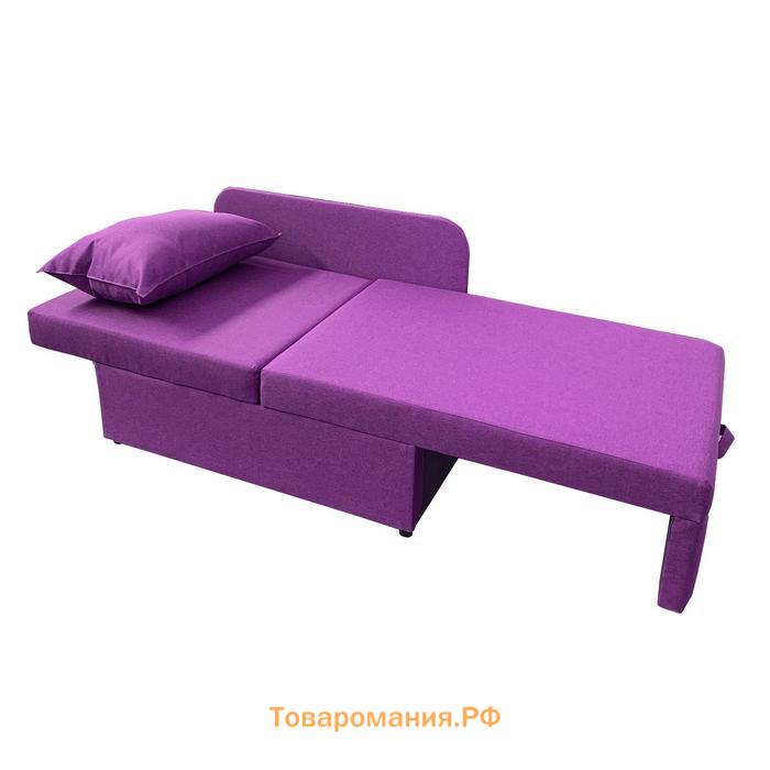 Диван кушетка NEXT NICE, со спальным местом 750×1950, ткань велюр Shaggy Fuchsia