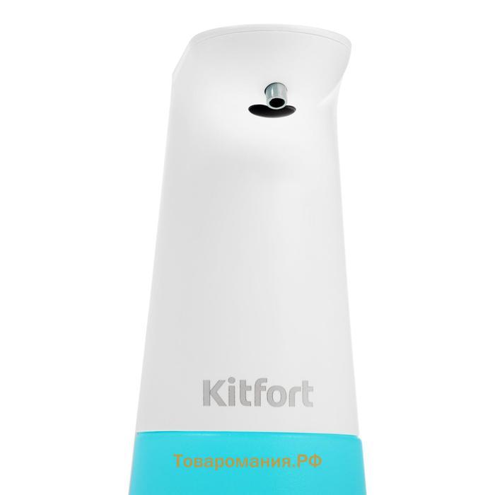 Диспенсер мыла-пены Kitfort KT-2043, 2.5 Вт, сенсорный, 250 мл, 3хАА