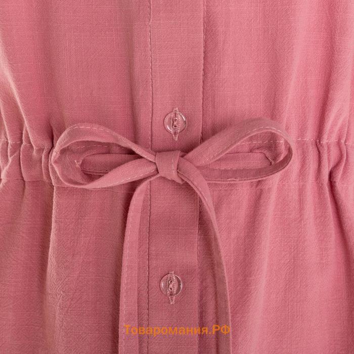 Платье летнее женское с кулиской MIST размер 40-42, цвет розовый