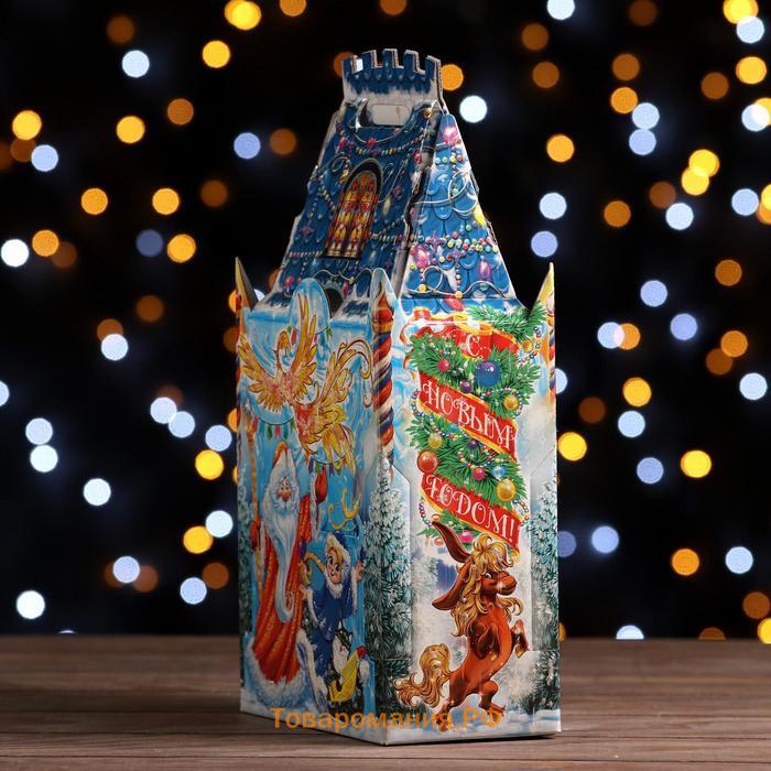 Подарочная новогодняя коробка «В гостях у Сказки», 16.7×10.1×34.5 см