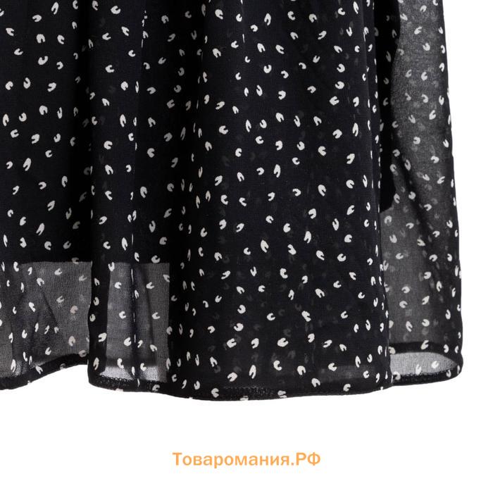 Платье женское миди MIST plus-size, р.50, черный