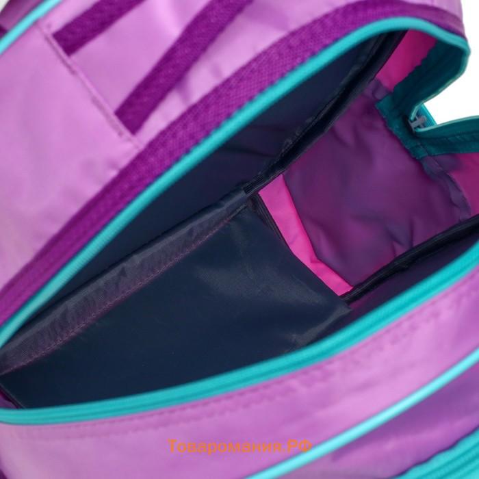 Рюкзак школьный, 36 х 23 х 13 см, эргономичная спинка, Calligrata П "Бульдожка"