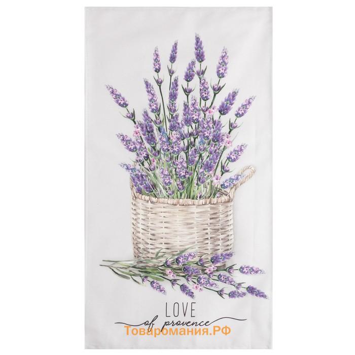 Полотенце "" Lavender 40х73 см, 100% хлопок, саржа 190 гр/м2