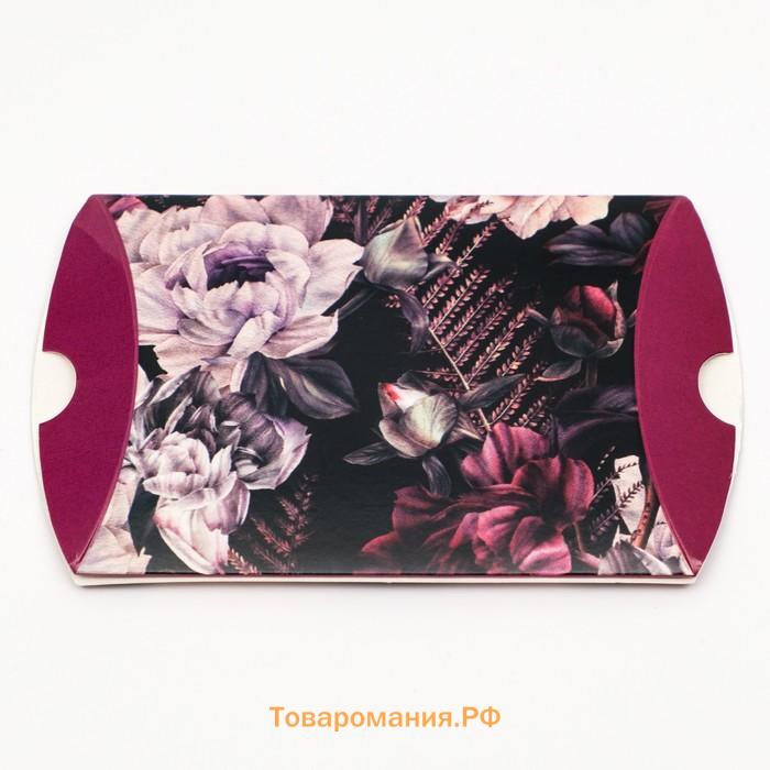 Коробка складная "Цветы осени", 11 х 8 х 2 см