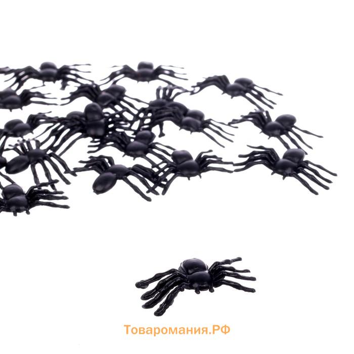 Конфетница с паучками «Тыква», 18×18×13 см