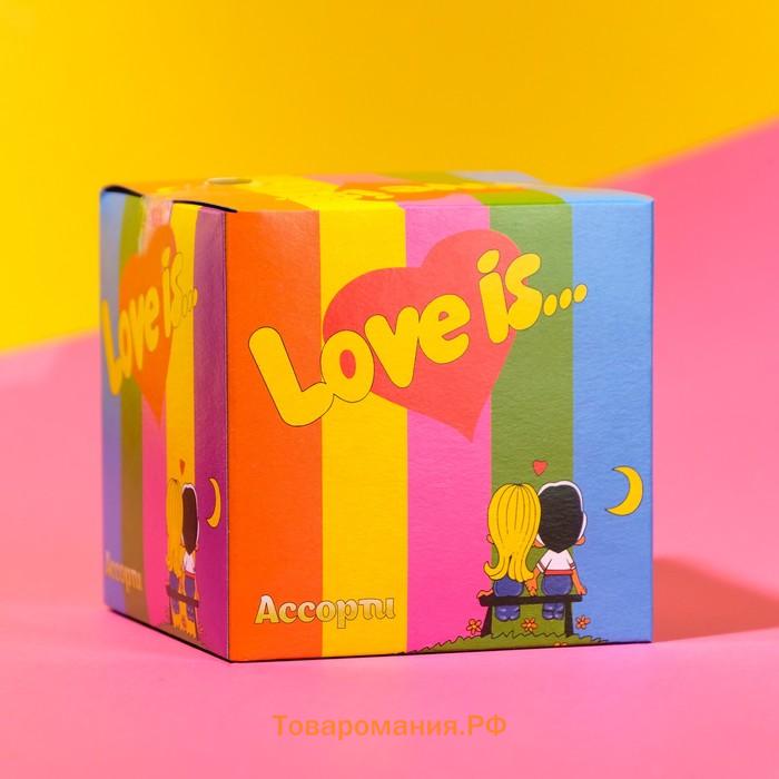 Жевательная резинка Love is, ассорти, 4.2 г, 50 шт.