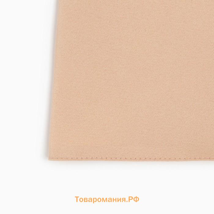 Платье женское с поясом MINAKU: Casual collection цвет бежевый, р-р 50