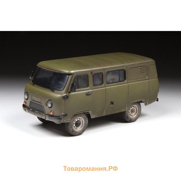 Сборная модель-машина «Российский автомобиль УАЗ 3909», Звезда, 1:35, (3644)