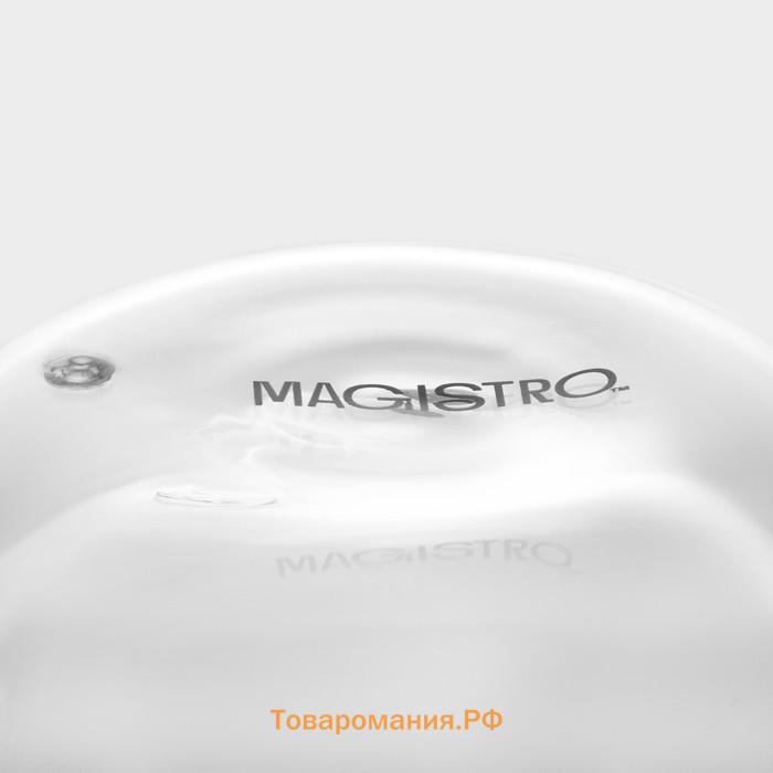 Набор кружек с двойными стенками Magistro «Лиди», 250 мл, 13.5×10×7.5 см, 2 шт., стекло