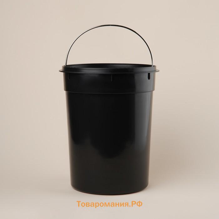 Ведро для мусора SL Home, 5 л, 28×21×31 см, бежевое