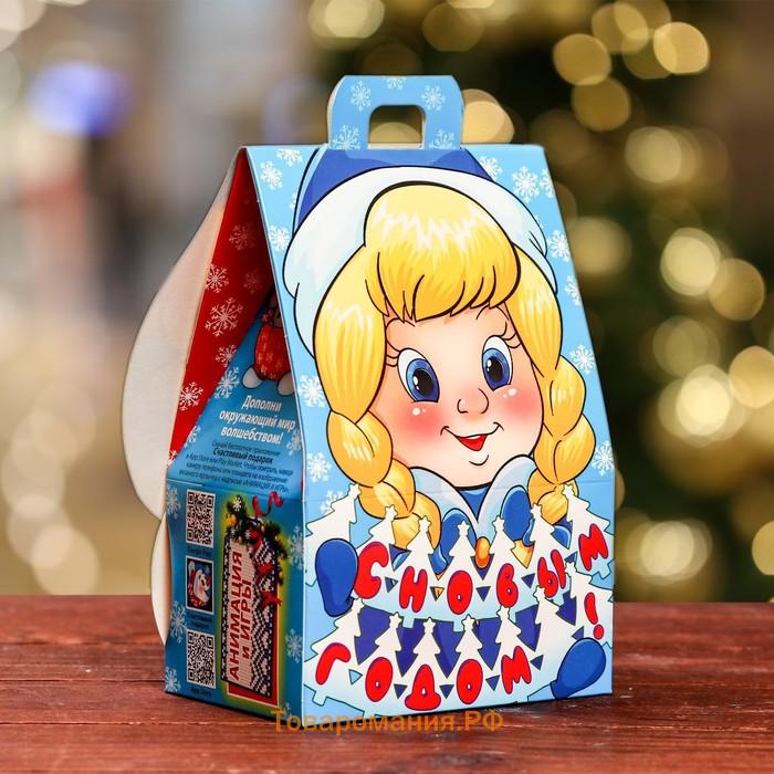Подарочная новогодняя коробка «Дедушкино счастье» 12×8.5×17.5 см