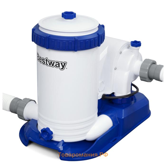 Бассейн каркасный Bestway Steel Pro Max 561FМ, 610×132 см, фильтр-насос, лестница, тент, круглый