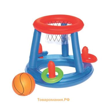 Набор для игр на воде «Баскетбол», d=61 см, корзина, мяч, от 3 лет, 52418 Bestway