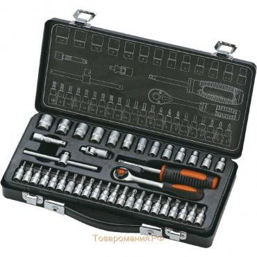 Набор инструментов "Кратон" TS-13, 1/4", головки 4-14 мм, 40 предметов