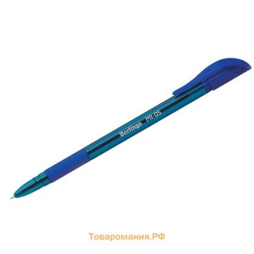 Ручка шариковая 0.5 мм, PR-05, чернила синие, грип