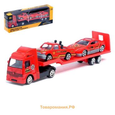 Машинка металлическая «Пожарный автовоз», масштаб 1:64