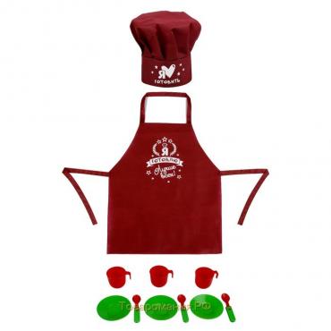 Игровой набор «Шеф-повар» с фартуком и аксессуарами