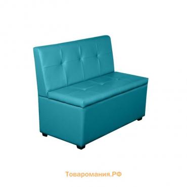 Кухонный диван "Уют-1,4", 1400x550x830, бирюзовый