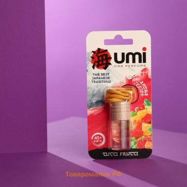 Ароматизатор в машину UMI, тутти фрутти, бутылочка, 4 мл, TB-2006