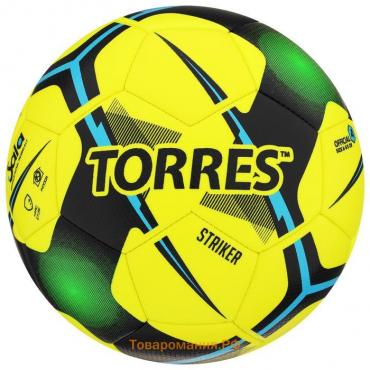 Футзальный мяч TORRES Futsal Striker, FS321014, машинная сшивка, 30 панелей, р. 4, TPU