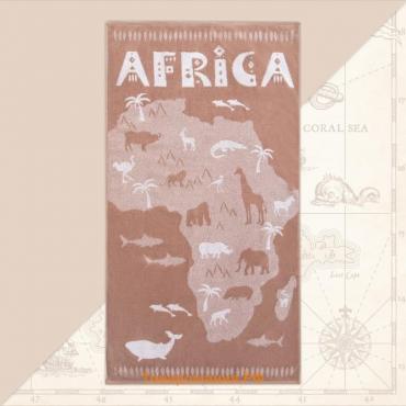 Полотенце махровое  Africa, 70х130 см, 100% хлопок, 420гр/м2