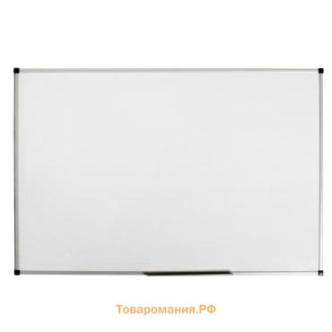 Доска магнитно-маркерная 100×150 см, Calligrata PREMIUM, в УСИЛЕННОЙ алюминиевой рамке, с полочкой