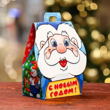 Подарочная новогодняя коробка «Дедушкино счастье» 12×8.5×17.5 см