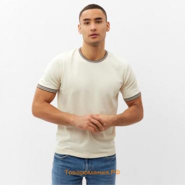 Джемпер мужской MINAKU REGULAR FIT: цвет экрю, р-р 44